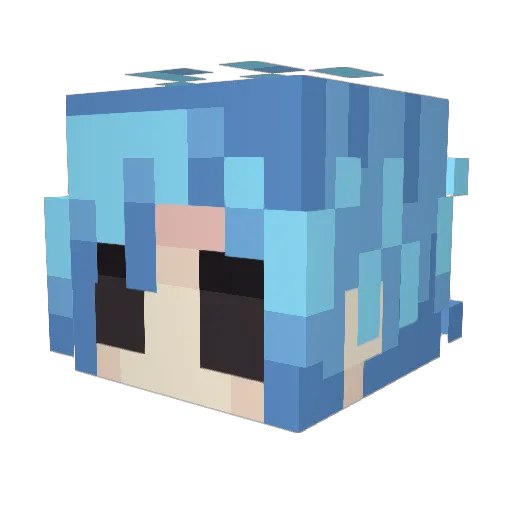 MainManMike Minecraft avatar head, 3D render