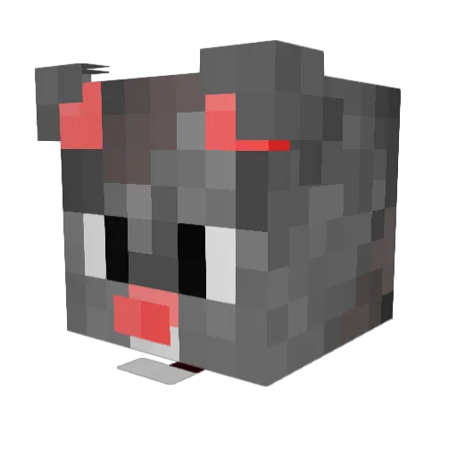 MainSean Minecraft avatar head, 3D render