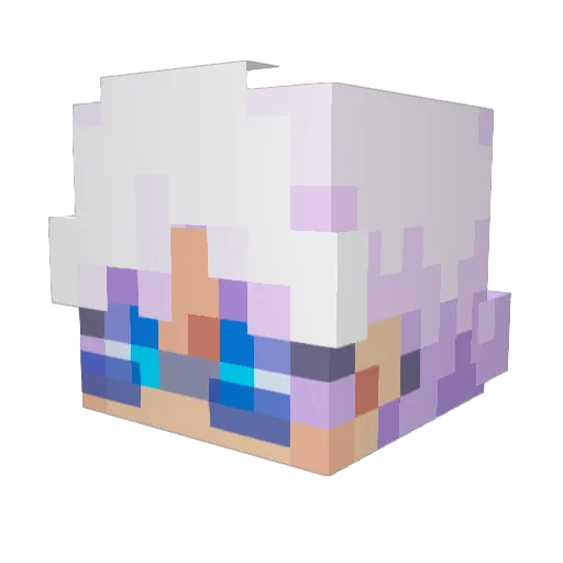 MainZone Minecraft avatar head, 3D render