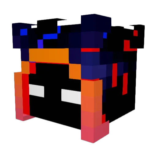 Mainhart Minecraft avatar head, 3D render