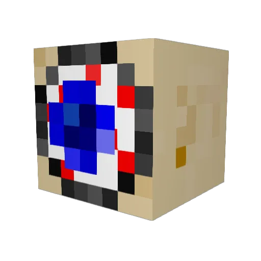Mainmenu484 Minecraft avatar head, 3D render