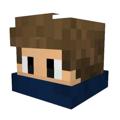 Mainz05 Minecraft avatar head, 3D render