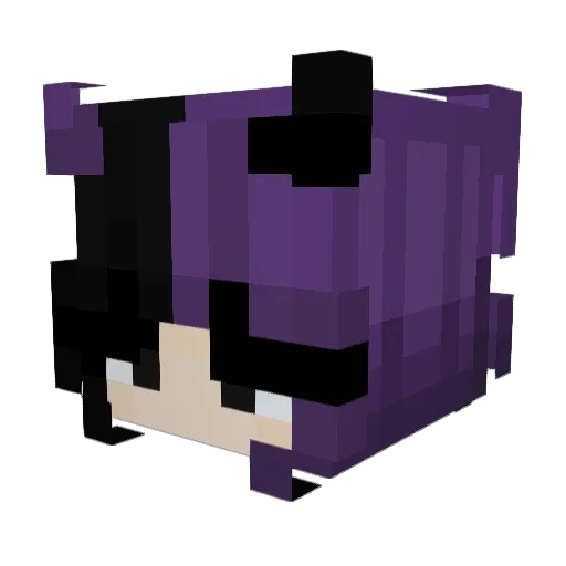 MairahAnimations Minecraft avatar head, 3D render