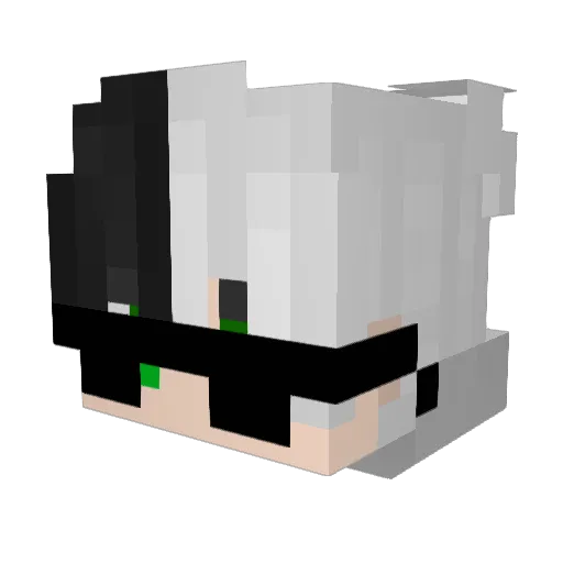 Maisan_suki Minecraft avatar head, 3D render