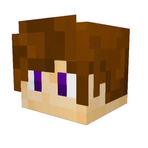 Maisie_Noi Minecraft avatar head, 3D render