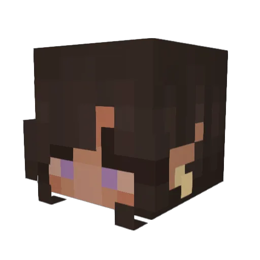 Maislitca Minecraft avatar head, 3D render