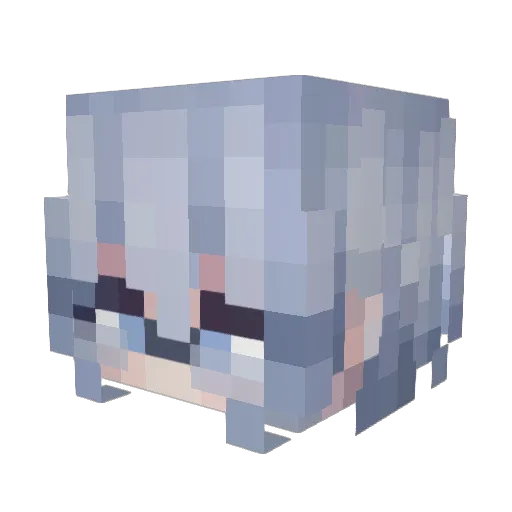 Maisoxxx Minecraft avatar head, 3D render