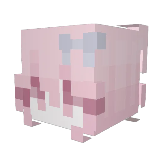 MaisyMoo6 Minecraft avatar head, 3D render
