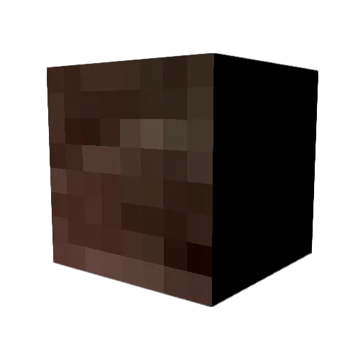Maitass Minecraft avatar head, 3D render