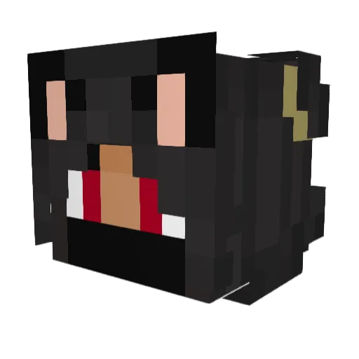Maite5022 Minecraft avatar head, 3D render