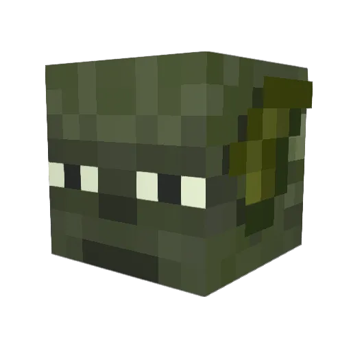 MaitreYo Minecraft avatar head, 3D render