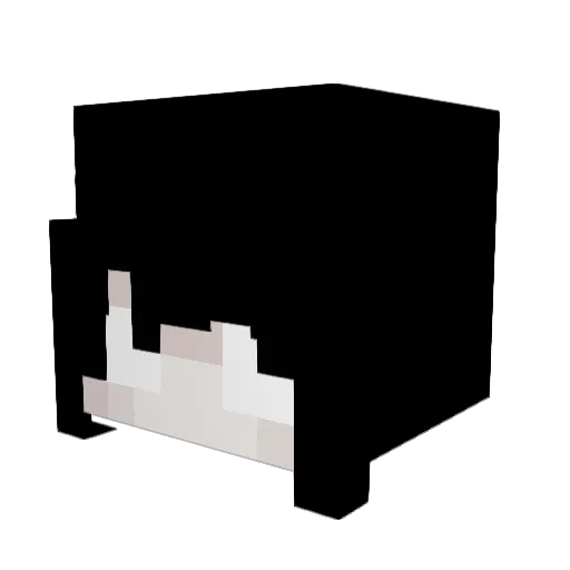 Maiunko Minecraft avatar head, 3D render
