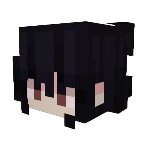 Maiveeh_ Minecraft avatar head, 3D render