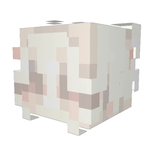 MaiyeTheCupcake Minecraft avatar head, 3D render