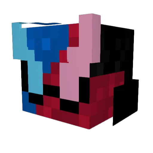 Maiyin99 Minecraft avatar head, 3D render