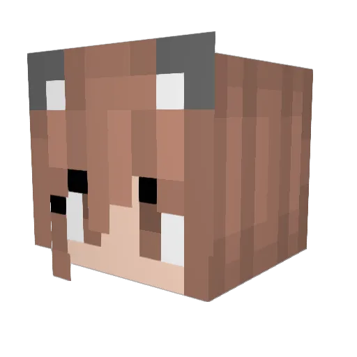 Maja1864 Minecraft avatar head, 3D render