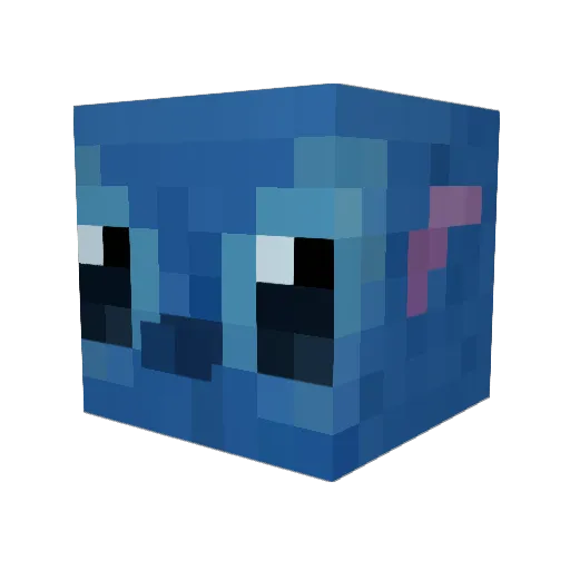 MajaSah Minecraft avatar head, 3D render