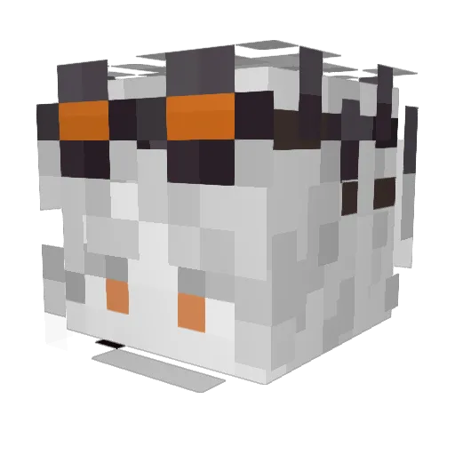 Majalis0 Minecraft avatar head, 3D render