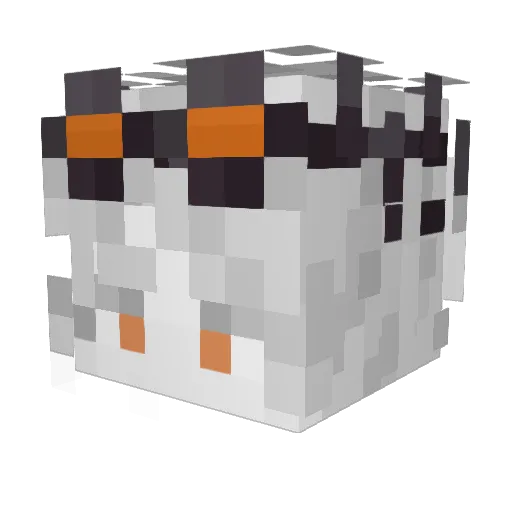 Majalis0 Minecraft avatar head, 3D render