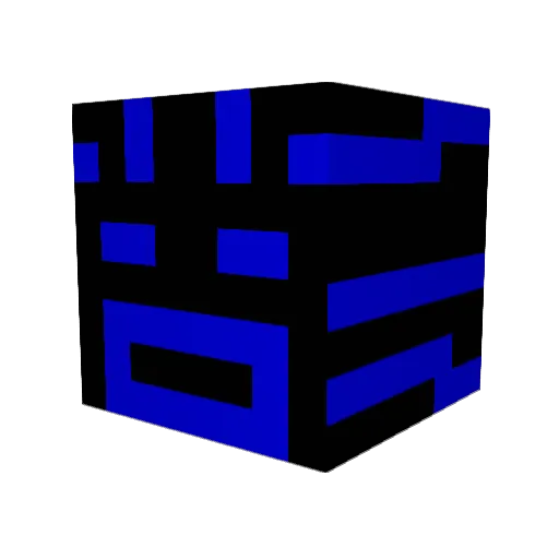 Majamadness Minecraft avatar head, 3D render