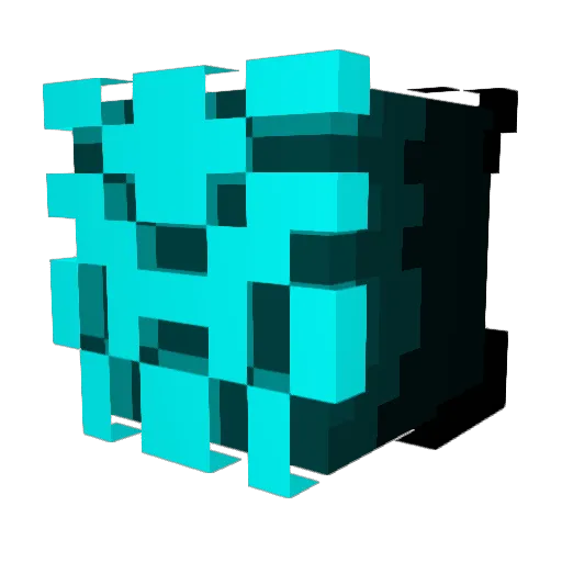 MajavaZ Minecraft avatar head, 3D render