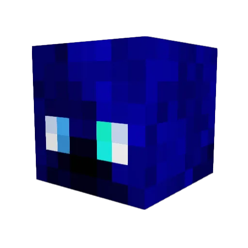 Majaxx Minecraft avatar head, 3D render