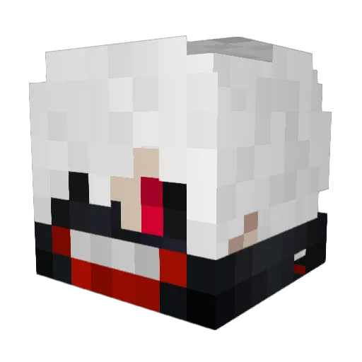 Majed_606 Minecraft avatar head, 3D render
