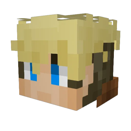 Majedo_m Minecraft avatar head, 3D render
