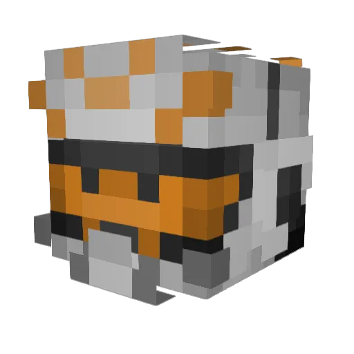 Majelu09 Minecraft avatar head, 3D render