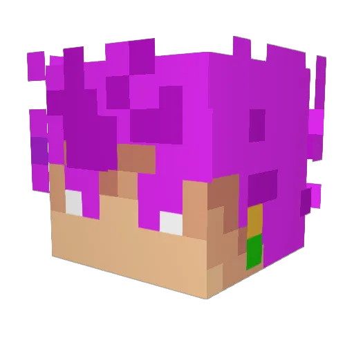MajerMeXx Minecraft avatar head, 3D render