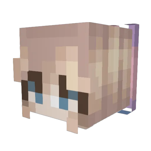MajesticRayven Minecraft avatar head, 3D render