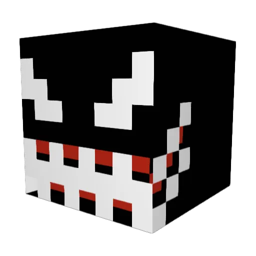 Majesticism Minecraft avatar head, 3D render