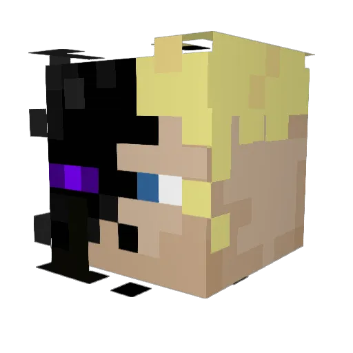 Majestiks20 Minecraft avatar head, 3D render