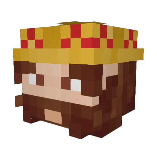 Majesty_Fr Minecraft avatar head, 3D render