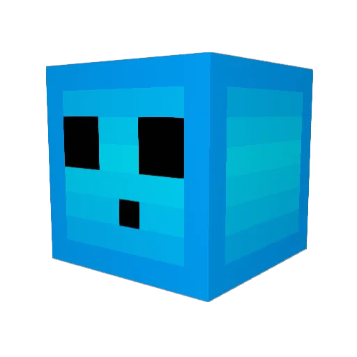 Majic_Man Minecraft avatar head, 3D render
