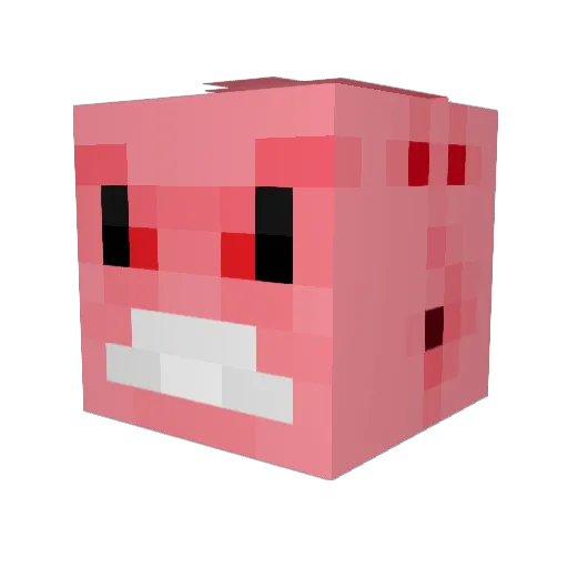 MajinShxdow Minecraft avatar head, 3D render