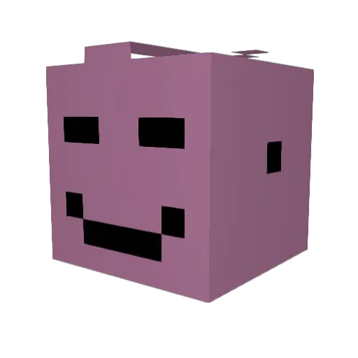 Majin_Vuu Minecraft avatar head, 3D render