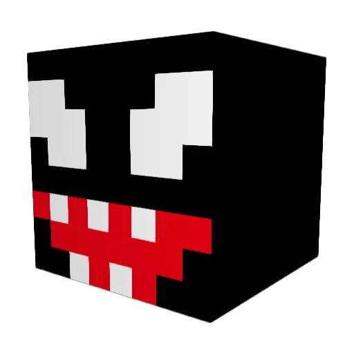 MajinsUniverse Minecraft avatar head, 3D render