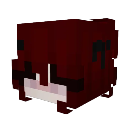 Majkacz_ Minecraft avatar head, 3D render