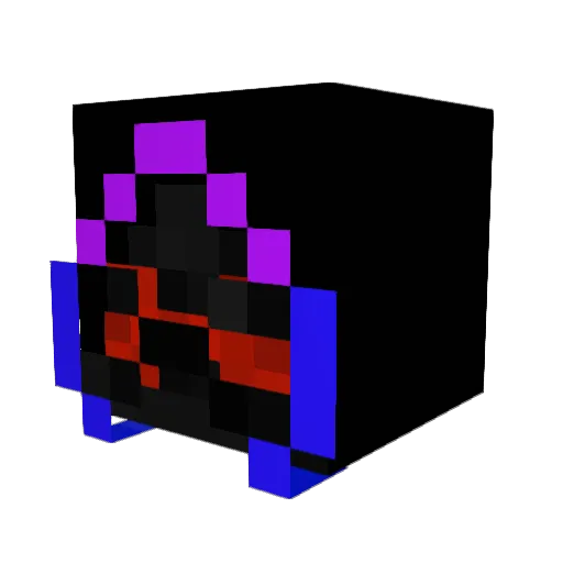 Majkeloelo Minecraft avatar head, 3D render