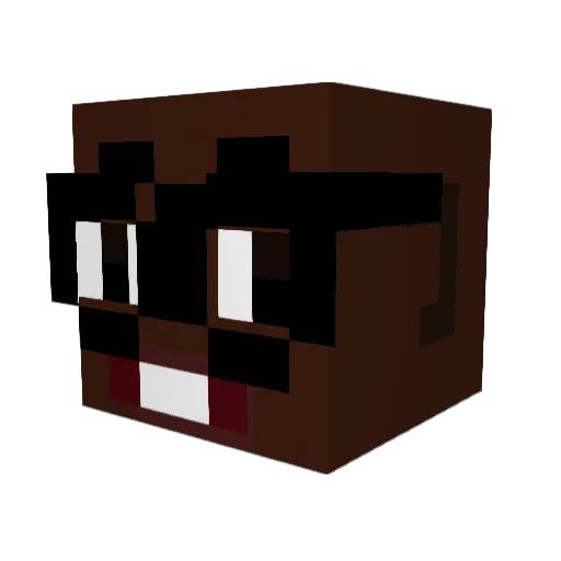 MajklPunk69 Minecraft avatar head, 3D render