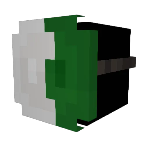 Majkowski45634 Minecraft avatar head, 3D render