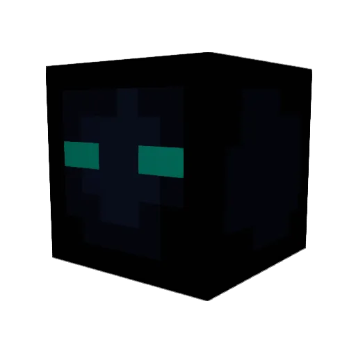Majkto Minecraft avatar head, 3D render