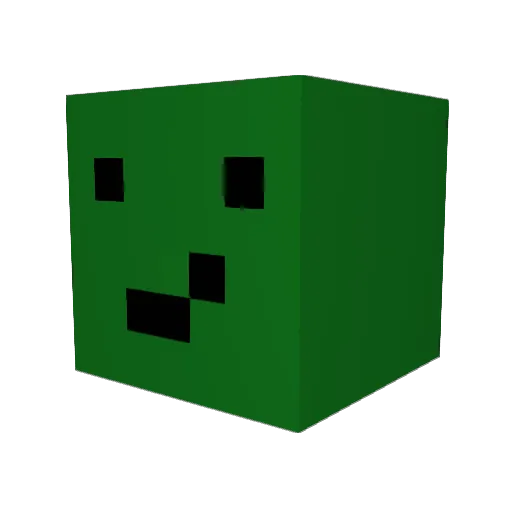 Majlo23xD Minecraft avatar head, 3D render