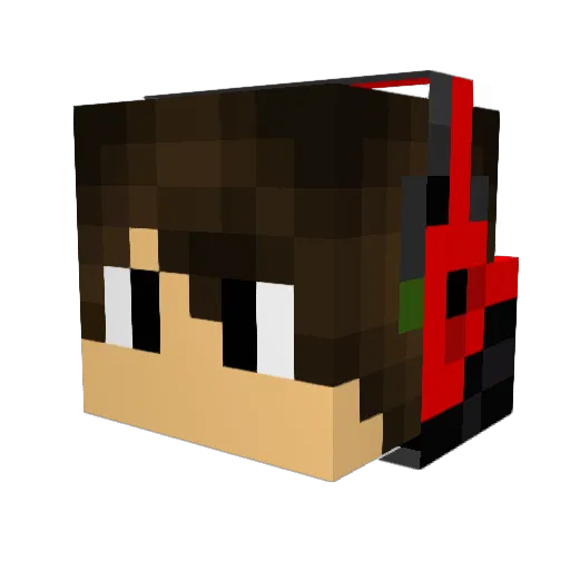 Majn1359 Minecraft avatar head, 3D render