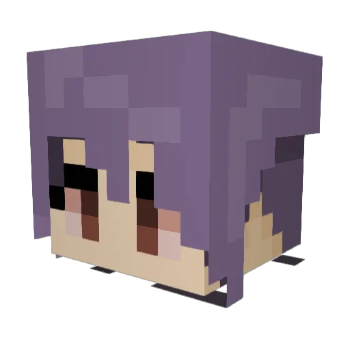 Major2501 Minecraft avatar head, 3D render