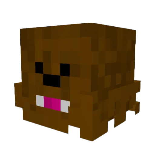 MajorBatman Minecraft avatar head, 3D render