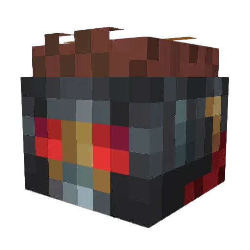 MajorCertainly Minecraft avatar head, 3D render