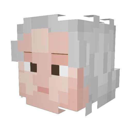 MajorLeagueFistr Minecraft avatar head, 3D render