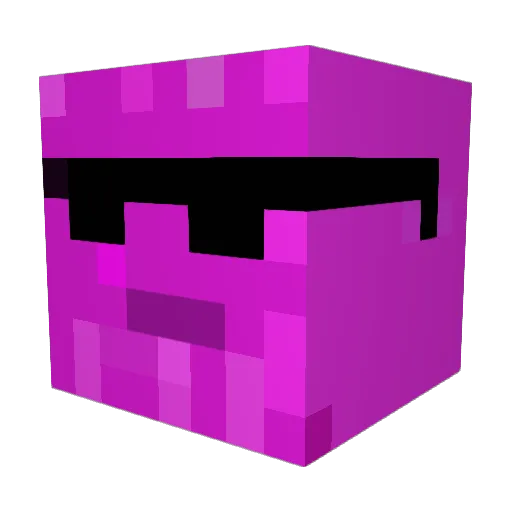 MajorMuut Minecraft avatar head, 3D render
